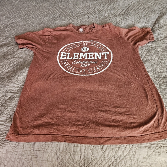 Element T Shirt, Euc, Brownish, Large - Picture 2 of 5